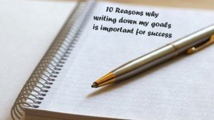 writing goals